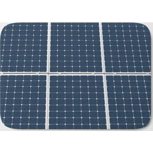 HOT Bathroom Rugs Solar Cell Panel Bath Mat Flannel Absorbent Non Slip Doormat Entrance Door Bath Room Mats