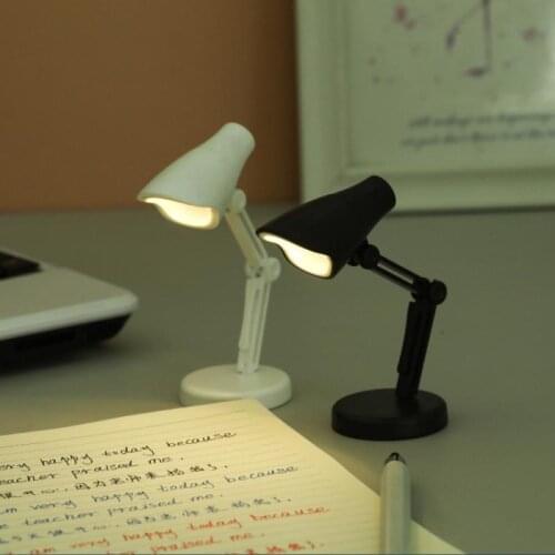Mini LED Desk Lamp Magnetic Table Lamp Eye Protection Clip Book Light Exquisite And Compact Portable Folding Night Light