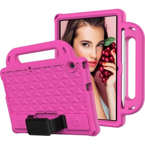 Non-toxic Shockproof EVA Stand Case for Huawei MediaPad T3 10 T5 10 AGS2-W09 AGS2-W19 AGS2-L09 10.1 Kids Tablet Cover + Straps