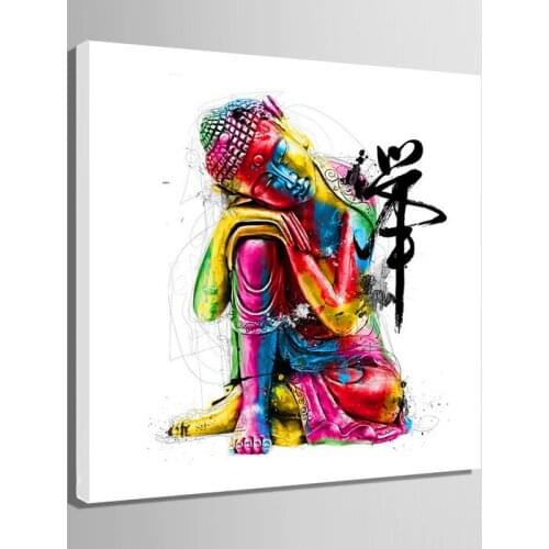 2016 New Mother And Baby Elephant Canvas Living Room Oil Picture Watercolor Painted Animals Wall Art Unframed Home Decor