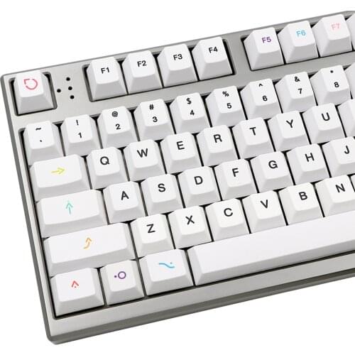 PBT 134 Keys XDA Profile Keycaps Full Set for Cherry MX, Comfortable