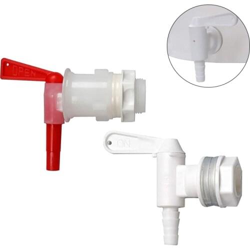 Plastic Bottling Spigot, Filler Spout Bucket Spigot Fermenter Tap Faucet for Homebrew Wine Making Beer Bar Tools (White & Red)
