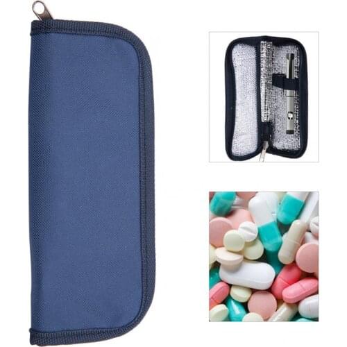 Portable Medical Cooler Diabetic Insulin Cooler Bag Insulated Diabetic Insulin Protector Travel Case Cooler Tinfoil Ice Cooling