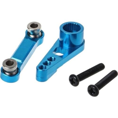 Rudder Pull Rod 25T Servo Swing Arm for WLtoys A949 A959 A969 A979 K929-B Remote Control Car Metal Upgrade Accessories 634F