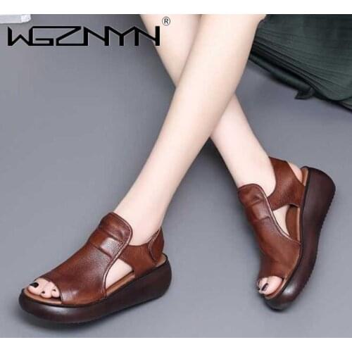 Women Sandals Lady Summer Pumps Platform Roman Shoes Wedges Casual Peep Toe Sandals Women Sandals Fashion Shoes for Women 2021