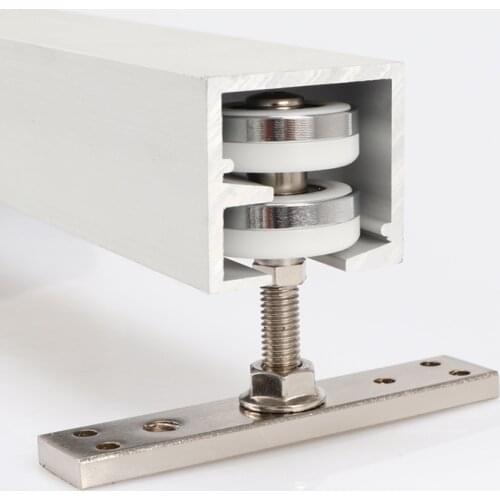 Universal hanging wheel hanging rail folding door hotel screen heavy partition sliding door hanging wheel