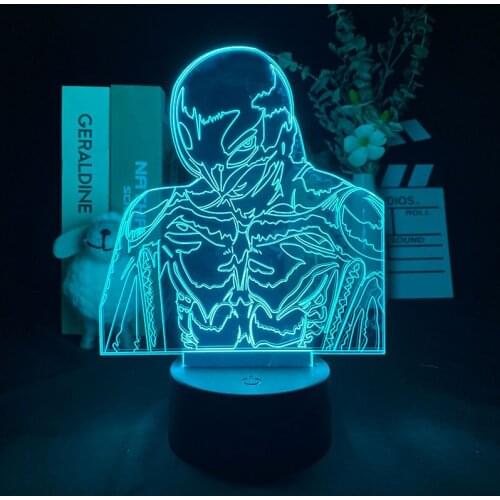 Smart Phone Control 3D Lights for Bedroom Japanese Anime Berserk Room Decoration Teenager Led Spotlights Desk Decor and Gift