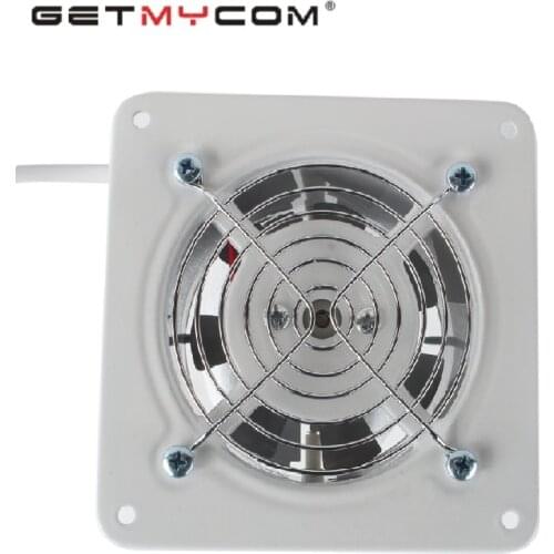 Getmycom Extractor Metal Commercial Air Blower Axial Fan Industrial Ventilation Kitchen Toilet Exhaust Fans 4" 6" 7" 8" 10"