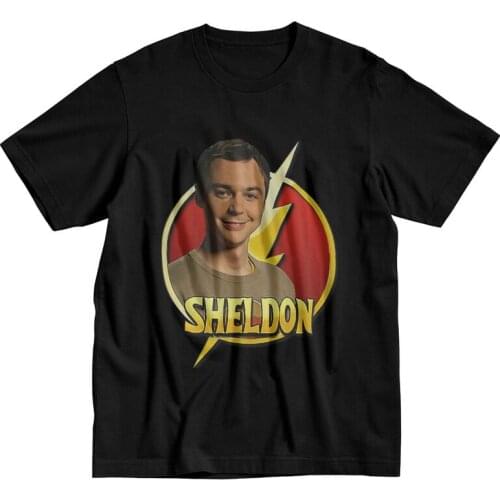 Funny The Big Bang Theory Sheldon Cooper T Shirts Men Short-Sleeve TV Show TBBT T-shirts Casual Tee Tops Cotton Graphic Tshirt
