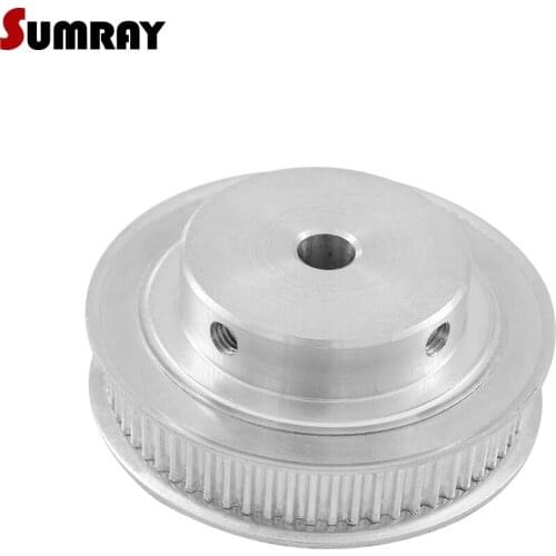 SUMRAY 3M 70T Timing Belt Pulley 8/10/12/14/15/19/20mm Inner Bore Pulley Wheel 11mm Belt Width Aluminium Motor Pulley