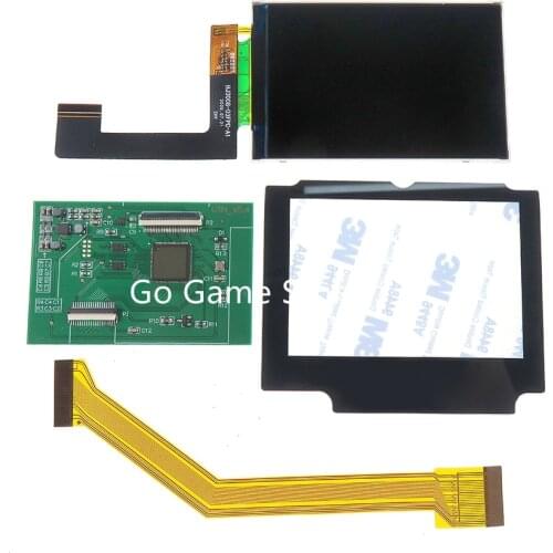 1set for V2.0 game console motherboard highlight screen PCB circuit board, used for GameBoy GBA SP pocket motherboard parts