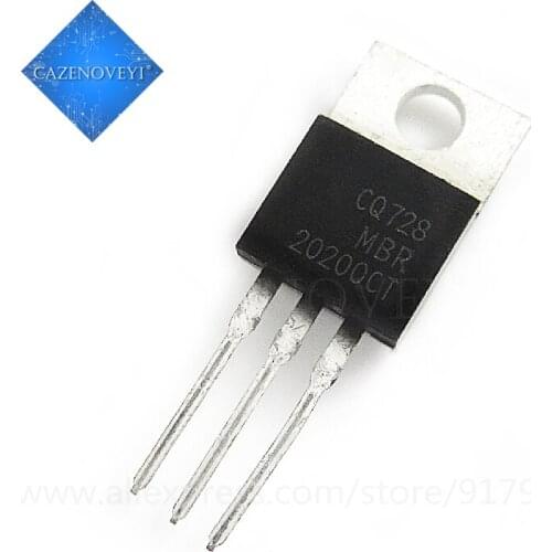 10pcs/lot MBR20200CT TO220 MBR20200 TO-220 20200CT In Stock