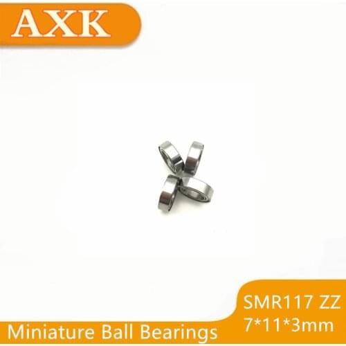 2021 Promotion Rushed Smr117zz Abec-3 (10pcs) 7x11x3 Mm Stainless Steel Miniature Smr117 Zz Ball Bearings Smr117-zz