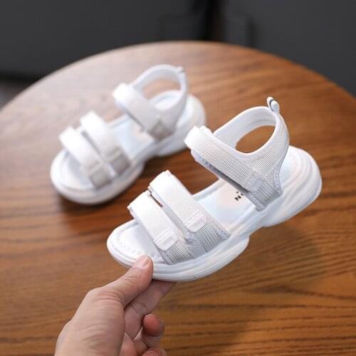 2021 Summer Childrens Beach Shoes Kids Flats Soft Anti-slippery Footwear Shoes Kids Sandals For Boys Girls