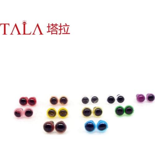 5mm safety animal colorful eyes DIY Doll Making Supply free shipping 11 colors can be chosen 100pcs/lot