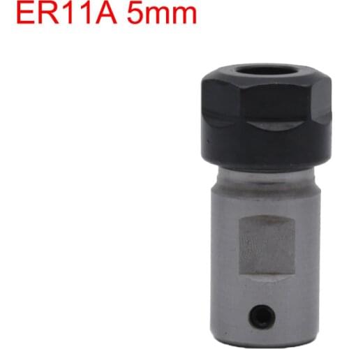 1Pc Motor shaft Collet Chuck ER11A 5mm Extension Rod Holder toolholder CNC Milling