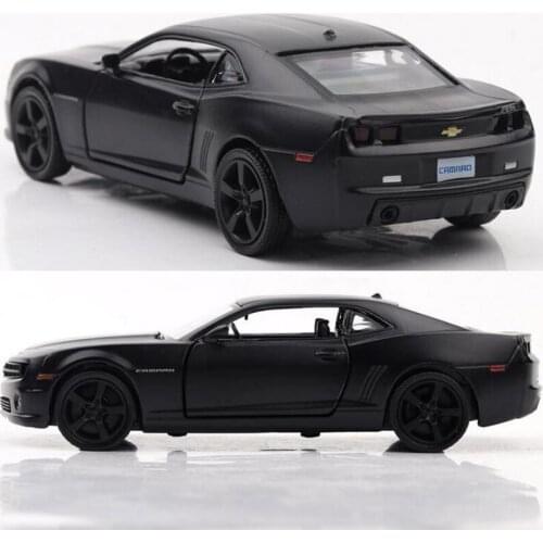 1:36 Scale 12.8CM Diecast Alloy Camaro Racing Car Model Pull Back Metal Vehicles Toys for Children Kids Gifts Home Show Display