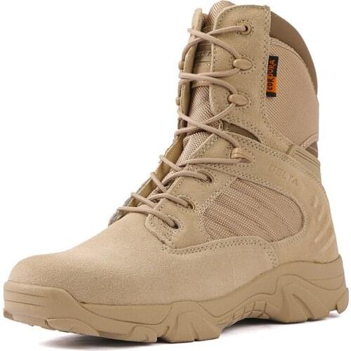 Men Shoes Mens Outdoor Boots Mountaineering Boots Wear-Resistant