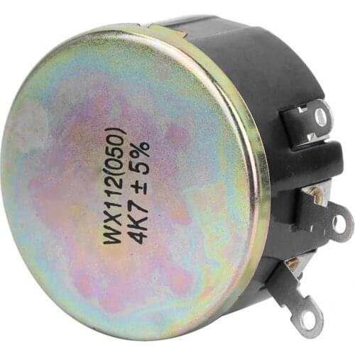 Single Circle Turn Wire Potentiometer Spiral Wx112(050) 4.7k Power 5w