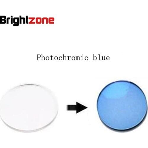 Superb Quality Rx Lenses 1.56 Photochromic Blue HMC UV AR CR39 resin eyeglasses prescription lenses only for myopia /astigmatism