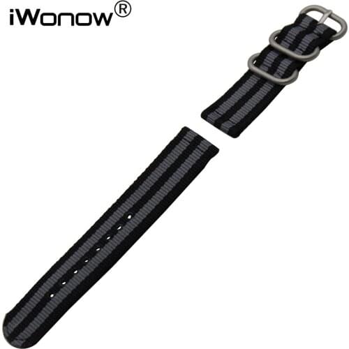 Genuine Nylon Watchband + Tool for Timex Armani CK Diesel Fossil Watch Band Zulu Strap Wrist Belt Bracelet 18mm 20mm 22mm 24mm