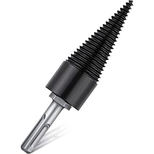 Hot Wood Splitter Drill Bit Removable, Portable Wood Cutting Tool, Suitable for Hand Drill Wood Cutting Supplies