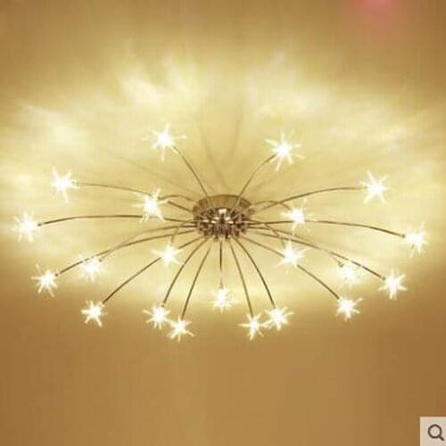 Modern minimalist LED living room ceiling lamp atmosphere warm childrens bedroom bedroom personality lamp creative star light