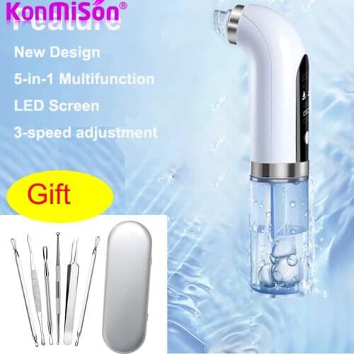 USB Rechargeable Electric Small Bubble Blackhead Remover Vacuum Comedone Extractor Tool For Blackhead Facial Beauty Clean Tool