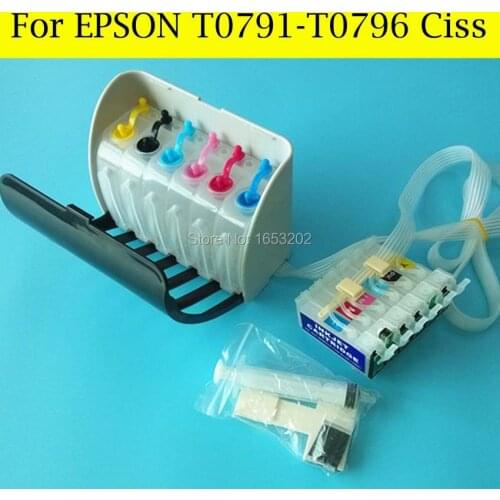 1 Set Ciss System For Epson For 1400 PX720WD PX730WD PX810FW PX820FWD 1500 P50 PX650 PX660 rx685 rx585 rx560 Printer