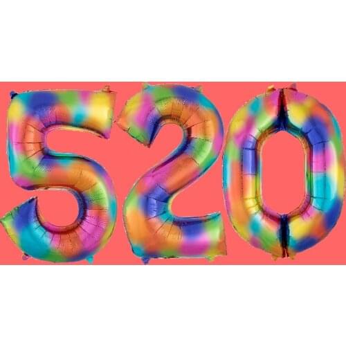 1PCS 40inch Gold Silver Number Foil Balloons 0 1 2 3 Digit Confetti Baloon my 1st 30th Birthday Party Supplies Anniversary Decor