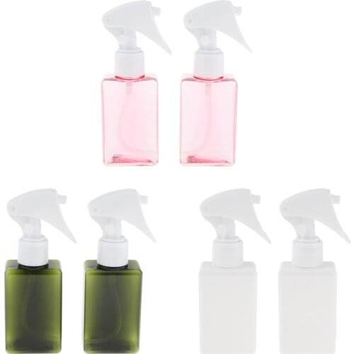 2 Pcs Empty Trigger Spray Bottle, Travel Liquid Cosmetic Bottles, Refillable