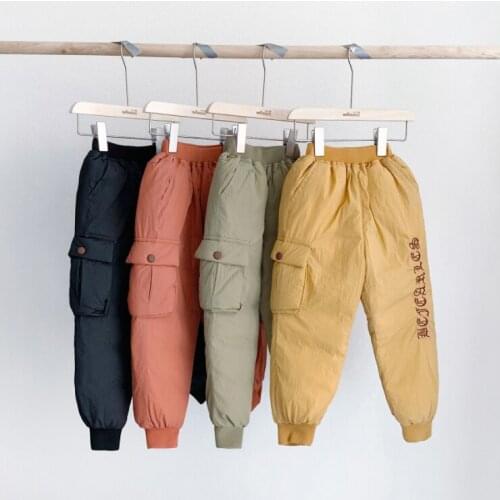 Childrens thick warm pants