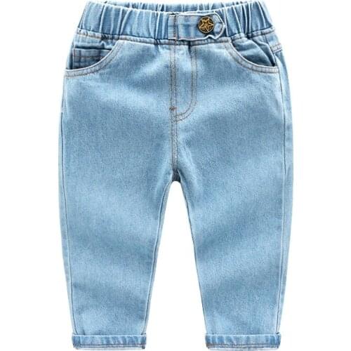 Spring Girls Jeans Baby Kids Jeans for Children Boys Girls Thin Denim Pants Toddler Pants Girls Kids Pants for Boy Girl 2-6Y