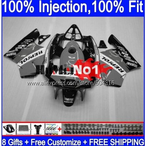 Injection For HONDA NSR250R MC21 PGM3 1990 1991 1992 1993 132MC.139 NSR250 grey glossy NSR 250 R RR NSR 250R 90 91 92 93 Fairing