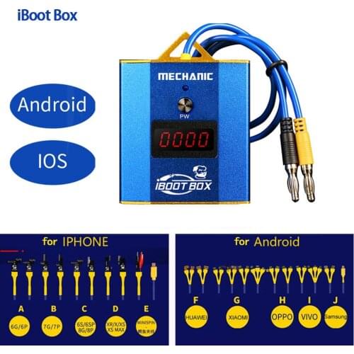 IBoot SmartPhone DC Power Supply Wire for iPhone Samsung xiaomi Huawei OPPO Android Phones Battery Boot Cable Repair Test Tools