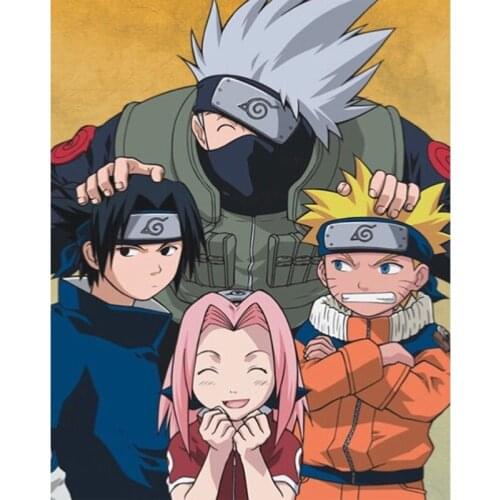 Anime Character 5D DIY Diamond Painting Full Square/Round Ninja Diamond Inlaid Mosaic Diamond Embroidery Sale Pattern Decorative