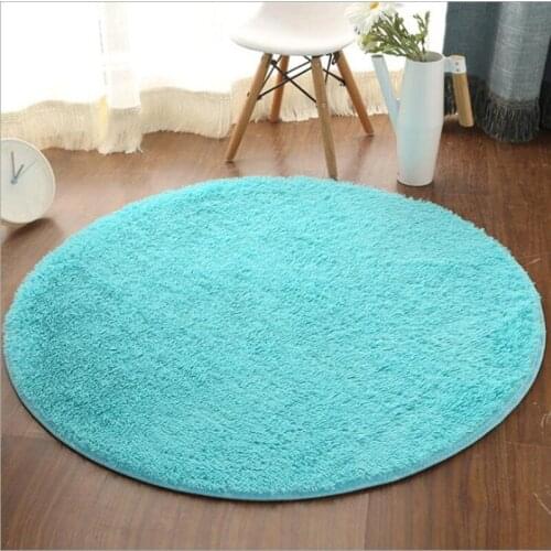 Diameter 4m Coral Fleece Soft Large Round Carpet Non-Slip Floor Rug Chair Yoga Mat For Bedroom Living Room Home Supplies