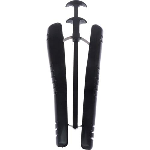 Creative 1Pair Black Practical Rack Support Long Boots Shaper Stretcher Home Boots Stand Holder Storage Hanger Supporter