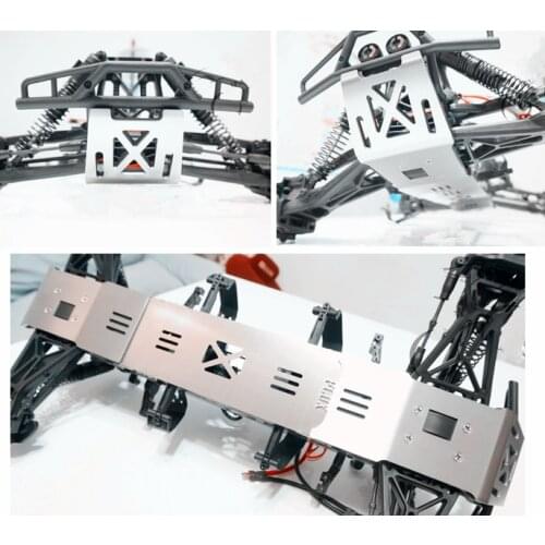 Lightweight Stainless Steel Chassis Guard Skid Plate for HPI SAVAGE FLUX XL FLUX 4.6 5.9