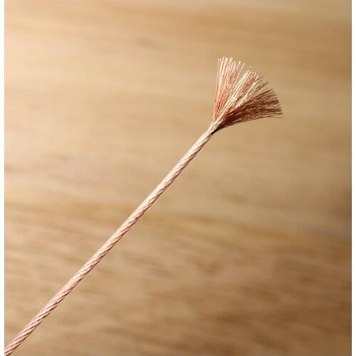 Litz PE 5n single crystal copper high pure copper 105core OD:1.2MM 22AWG 6meters