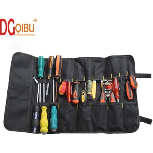 Multifunction Oxford Cloth Folding Wrench Bag Tool Roll Storage Pocket Tools Pouch Portable Case Organizer Holder