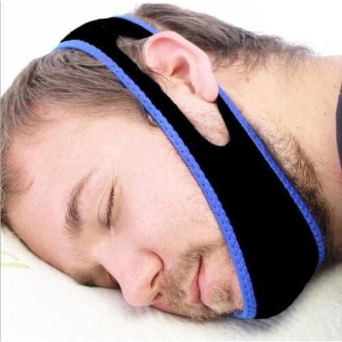 10pcs Neoprene Anti Snore Stop Snoring Chin Strap Belt Anti Apnea Jaw Solution Sleep Support Apnea Belt Sleeping Care Tools