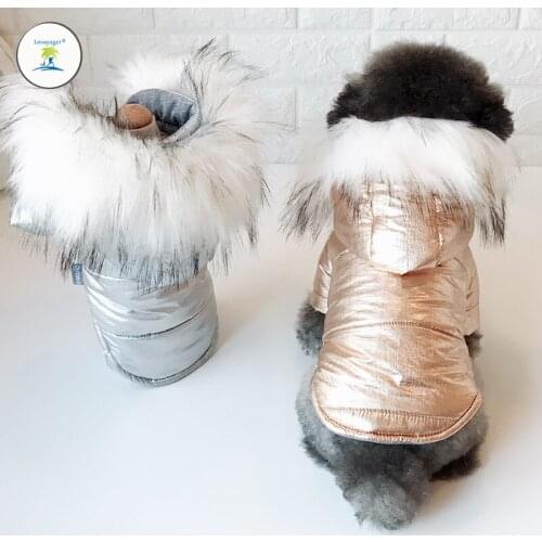 Candy Color Thick Dog Clothes Winter French Bulldog Dog Clothes For Small Dogs Cotton Padded Warm Outfit Pugs Clothing