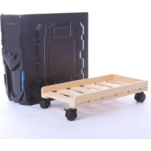 Removable heat dissipation bracket for solid wood computer mainframe CPU