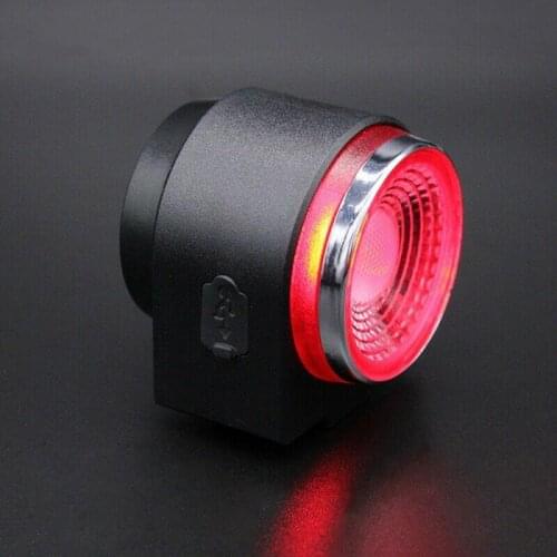 ANTUSI A8 Road Bike Anti-theft Alarm Lock Automatic Brake Cycling Taillight MTB Lamp Bicycle Rear Light Warning Light
