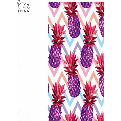 Microfiber Rectangle Beach Towel Pineapple Shower Bath Towels Summer Circle Yoga Mat Tassel toalla de playa serviette de plage