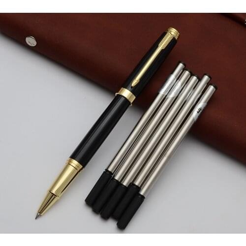 Luxury Metal Ballpoint Pen High Quality Business Writing Signing Calligraphy Pens Office School Stationery Supplies