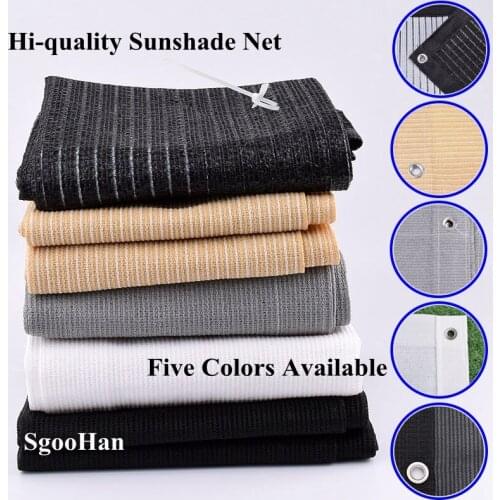1x1.5m Anti-UV Sun Shading Net Home Courtyard Balcony Fence Safety Net Shade Cloth Succulent Plant Cover Shelter Sunshade Net