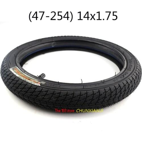 Good quality Children bicycle tires 14x1.75 /47-254 bicycle tyre and inner tube for BMX Kids Bikes Ultralight Folding Bike