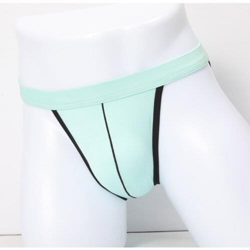 Mens Sexy Mid-Rise Modal Briefs Breathable Elastic Comfortable Underwear U Convex Pouch Underpants Mens Clothes